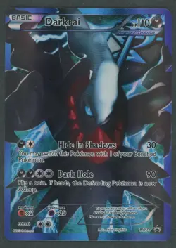 2013 Pokemon TCG Black & White Darkrai BW73 Black Star Promo Full Art Plasma LP - Image 1
