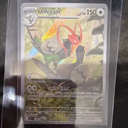Pokemon Unfezant 150/086 Sv: Black Bolt Illustration Rare Holo English 150 HP - Image 1