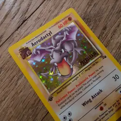 Pokemon TCG 1st Edition Prerelease Fossil- Holographic- Wizards of the Coast - Image 1