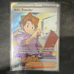 Pokemon Bill's Transfer 194/165 Scarlet & Violet 151 Ultra Rare Holo Trainer - Image 1
