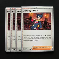 x4 Grimsley's Move 090/094 - ME02 Phantasmal Flames PFL - Pokemon NM/M English - Image 1