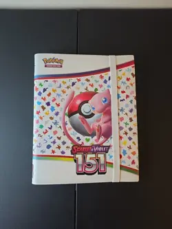 Pokemon Scarlet & Violet 151 - Mew Binder Collection - BINDER ONLY - USED - Image 1