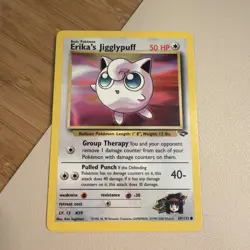Pokemon TCG Erika's Jigglypuff 69/132 Gym Challenge Regular Unlimited LP - Image 1