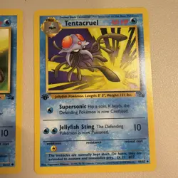 Pokemon TCG Vintage Tentacruel Tentacool Fossil 1st Edition Non Holo - Image 3