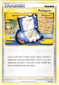 Moderately Played Pokegear 3.0 - 96/123 - Uncommon Pokemon HeartGold & SoulSilve - Image 1