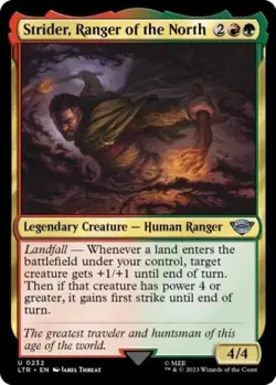 Strider, Ranger of the North -Foil Near Mint MTG - Image 1
