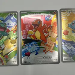 Pokemon TCG First Partner Illustration Collection Series 1 Kanto GEN 1 Starters - Image 3