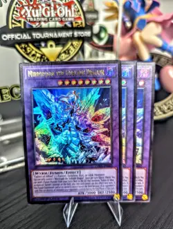 Yu-Gi-Oh! 3x Mirrorjade the Iceblade Dragon Ultra Rare CH01-EN042 - Image 1