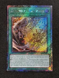 YuGiOh! - Branded in High Spirits RA05-EN067 Platinum Secret Rare 1st Edition NM - Image 1