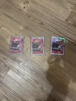 Roronoa Zoro ST21-015 SR EX Gears ST21 One Piece Card Playset x3 Cards - Image 1