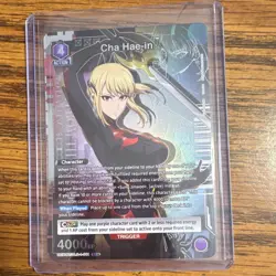 Union Arena Solo Leveling Cha Hae-in UE17BT/SLG-1-011 SR* - Image 1