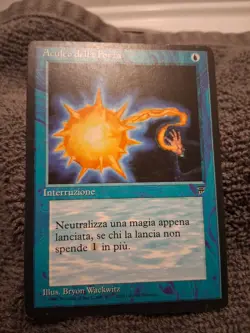 Magic: The Gathering Aculeo della Forza Interruzione Blue Italian Card Bryon Wa… - Image 1