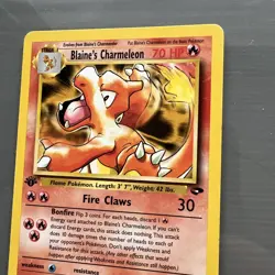 Pokemon Card Blaine's Charmeleon 1st Edition Uncommon Gym Challenge 31/132 NM - Image 3
