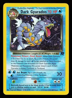 Dark Gyarados (Prerelease) 8/82 Holo WOTC Promo Pokemon Card - Image 1