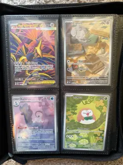 Pokemon Card Binder Collection 39+ Mint Cards Full Arts, Trainers,Illustrations - Image 3