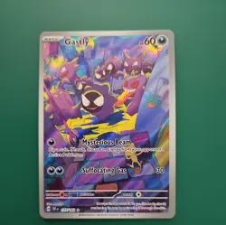 POKEMON TCG - Gastly 177/162 SV05 Temporal Forces - Illustration Rare - NM - Image 1