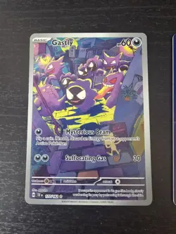 POKEMON TCG - Gastly 177/162 SV05 Temporal Forces - Illustration Rare - NM - Image 1