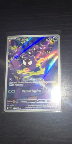 POKEMON TCG - Gastly 177/162 SV05 Temporal Forces - Illustration Rare - NM - Image 3