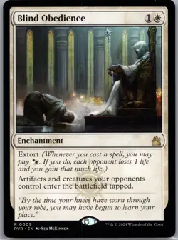 Blind Obedience R Ravnica Remastered 9 NM Normal - Image 1