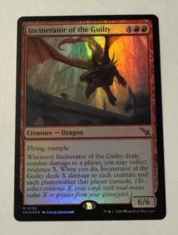 MTG Incinerator of the Guilty - Murders at Karlov Manor FOIL LP - Image 1