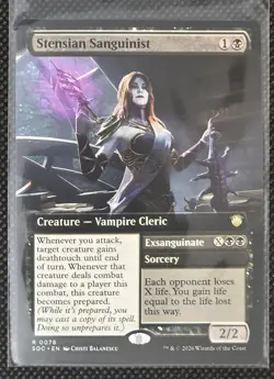 Stensian Sanguinist (Extended Art) R Commander: Secrets of Strixhaven - Image 1