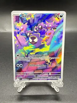Gastly SV05 Temporal Forces 177/162 Illustration Rare Full Art Holo Pokemon - NM - Image 1