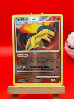 Pokemon TCG Typhlosion Mysterious Treasures 16/123 Reverse Holo Rare - Image 1