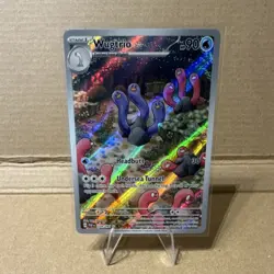 Pokemon Wugtrio 224/091 SV: Paldean Fates Illustration Rare Holo Stage 1 90 HP - Image 1