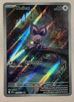 Pokemon TCG Noibat 169/159 Sv09: Journey Together Holo - Image 1