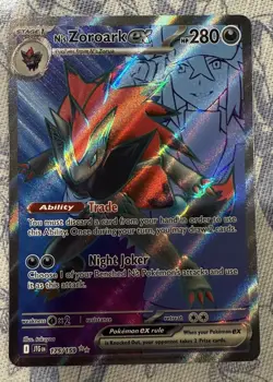 POKEMON TCG N's Zoroark ex 175/159 Sv09: Journey Together Holo - Image 1