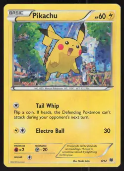 Pikachu 006/012 Holo Promo McDonald's Promos 2015 Pokemon Moderately Played - Image 1