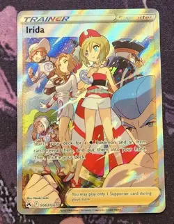Pokemon: Crown Zenith: Galarian Gallery: Holofoil Irida: LP Condition - Image 1