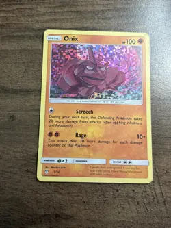 Pokemon TCG Onix McDonald's Promo Holo Card 9/12 - Image 1
