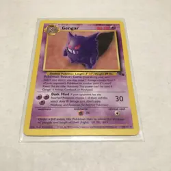 Pokemon Gengar 20/62 Fossil Set Non Holo - Image 1