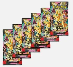4x Pokemon TCG Mega Evolution Ascended Heroes Booster Bundle - Image 5