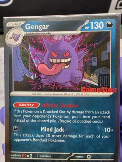 🔥Pokemon Gengar GameStop Promo Holo PSA 10 Contender – Well Centered - Image 3