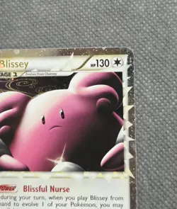 Blissey 106/123 Prime Holo Ultra Rare Pokemon HeartGold SoulSilver HGSS 2010 - Image 4