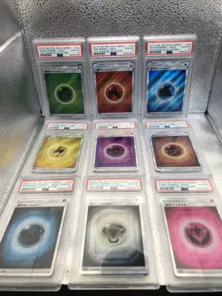 2019 POKEMON JPN SUN & MOON TAG TEAM GX ALL STARS EVERY ENERGY TYPE HOLO PSA 10 - Image 1