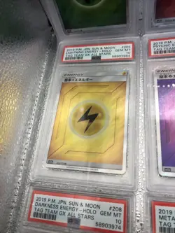 2019 POKEMON JPN SUN & MOON TAG TEAM GX ALL STARS EVERY ENERGY TYPE HOLO PSA 10 - Image 5