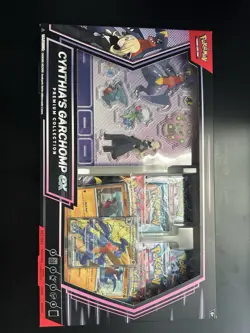 Pokemon TCG: Cynthia’s Garchomp ex Premium Collection box Sealed - Image 1