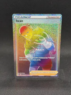 Pokemon TCG Iscan 207/196 Lost Origin Full Art Trainer Rainbow Secret Rare - Image 1