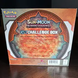 Pokemon Sun & Moon Gx Challenge Box Burning Shadows Sealed 820650106934 - Image 3