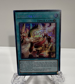 Emblema Oath - Prismatic Secret Rare 1st Edition MP24-EN146 - LP - YuGiOh - Image 1