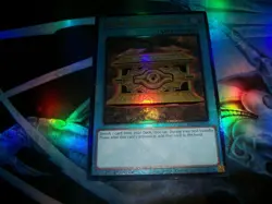 Gold Sarcophagus 1st Edition Prismatic Ultimate Rare RA02-EN052 Yu-Gi-Oh! - Image 1