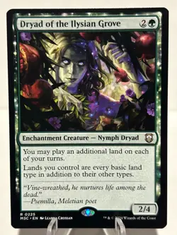 Dryad of the Ilysian Grove 225 R Commander: Modern Horizons 3 NM MTG - Image 1
