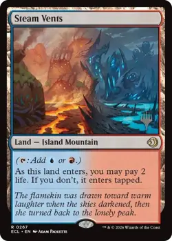 MTG Steam Vents Lorwyn Eclipsed Promo Pack NM Foil - Image 1