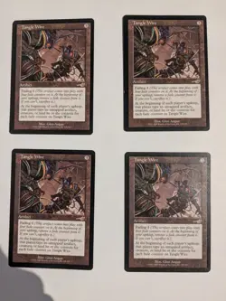 4x mtg trapping cable / tangle wire NM/EX Nemesis SET - Image 1