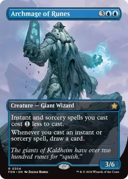 MTG Foundations - Archmage of Runes (Borderless) - Image 1