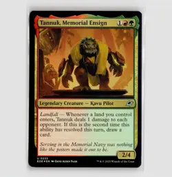 Tannuk, Memorial Ensign (Foil) - EOE #233 Uncommon - NM Edge of Eternities - Image 1