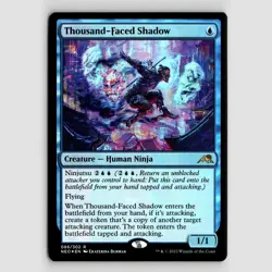 Thousand-Faced Shadow (Foil) - NEO #86 Rare - NM Kamigawa: Neon Dynasty - Image 1